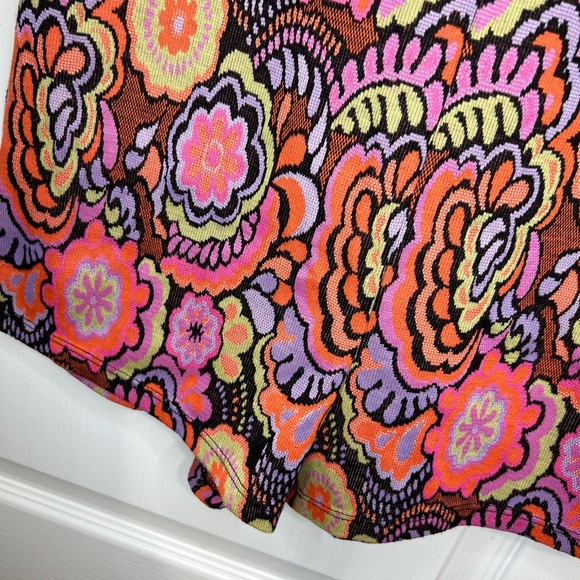 Zara Floral retro Print Women's sleeveless romper size M - Picture 9 of 11